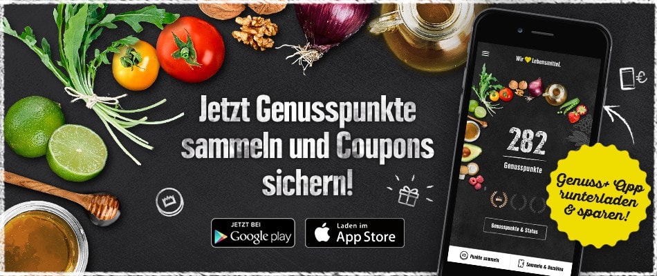 Die Genuss+ App belohnt Ihre Treue