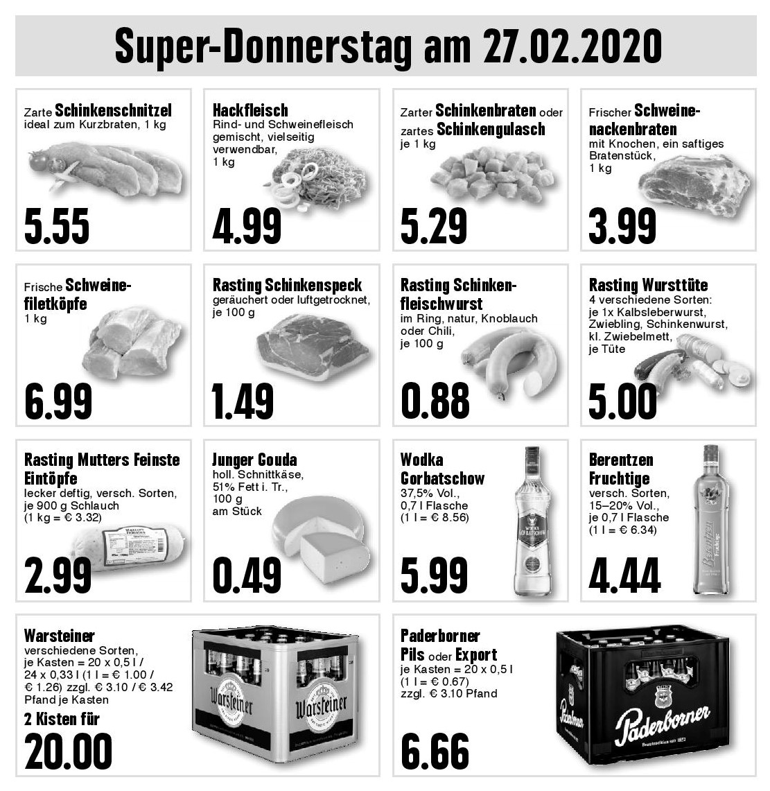 Super Donnerstag am 27.02.2020