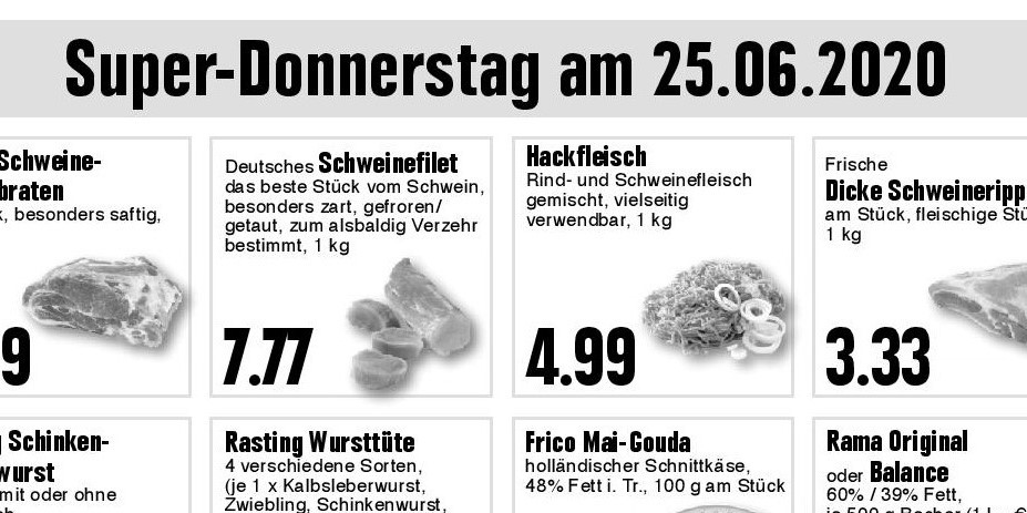 Super-Donnerstag am 25.06.2020