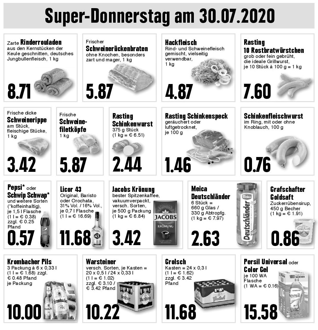 Super-Donnerstag am 30.07.2020
