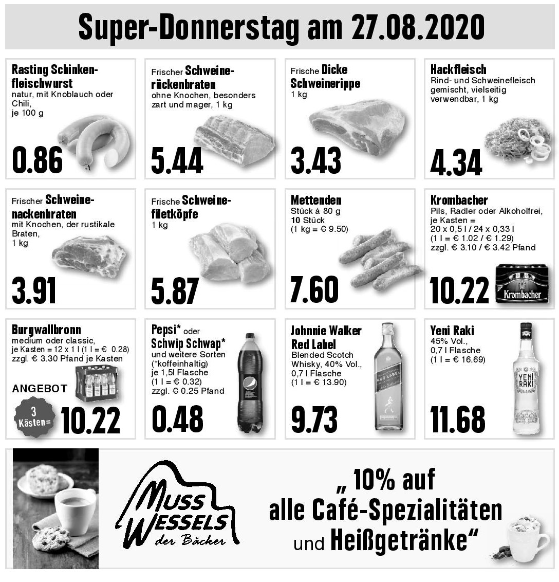 Super-Donnerstag am 27.08.2020!
