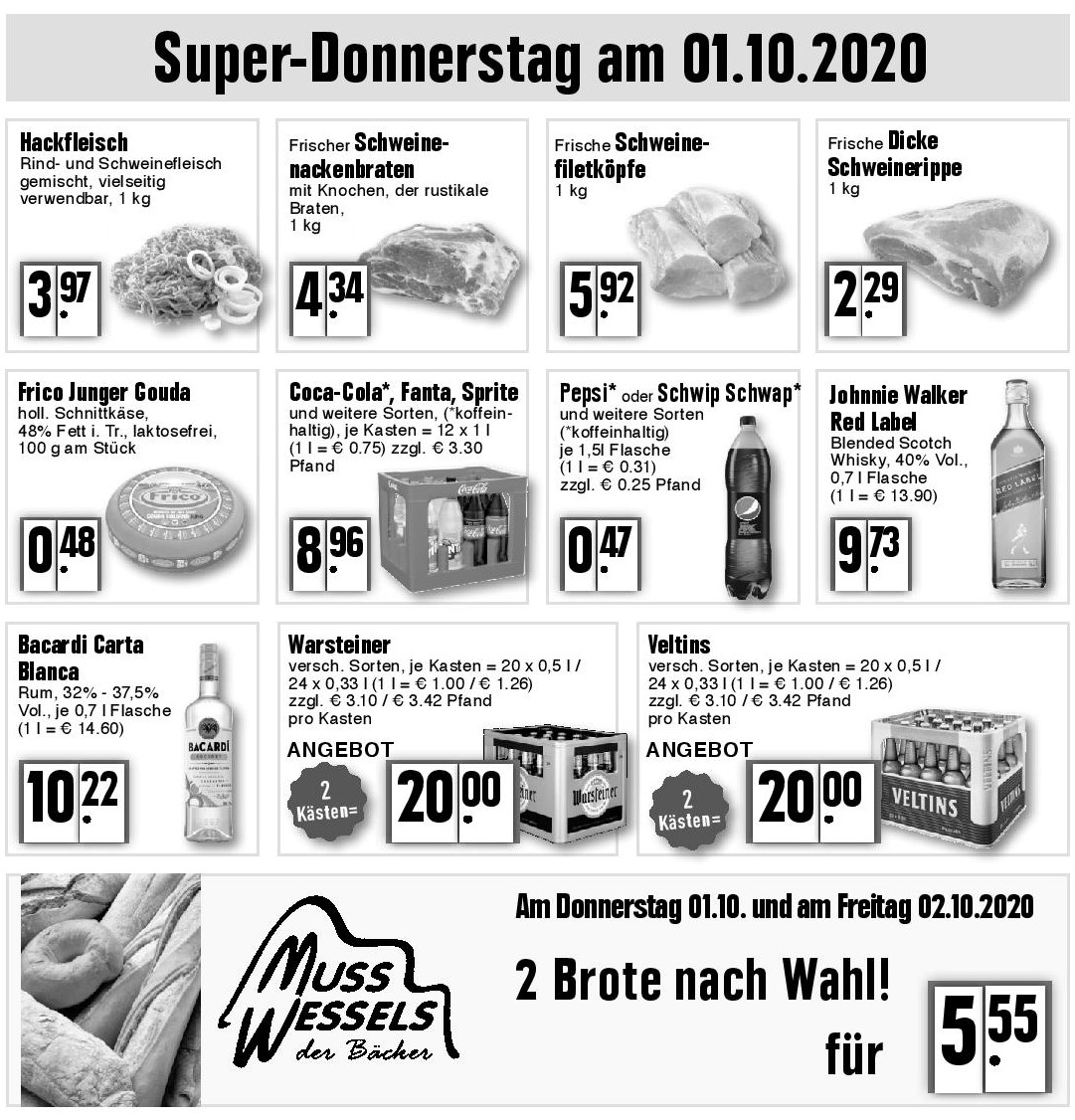 Super-Donnerstag am 01.10.2020