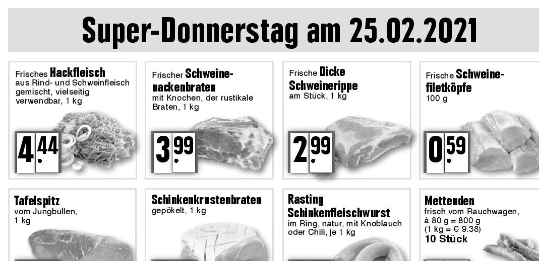 Super-Donnerstag am 25.02.2021