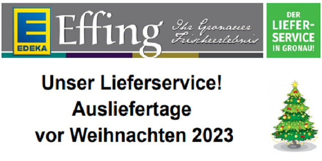 Unser Lieferservice!