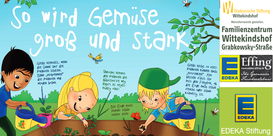 EDEKA-Kaufmann Thomas Effing unterstützt Projekt „Gemüsebeete für Kids“ der EDEKA Stiftung